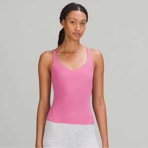 Lululemon Align Waist Length Tank Top in Pink Blossom size 6